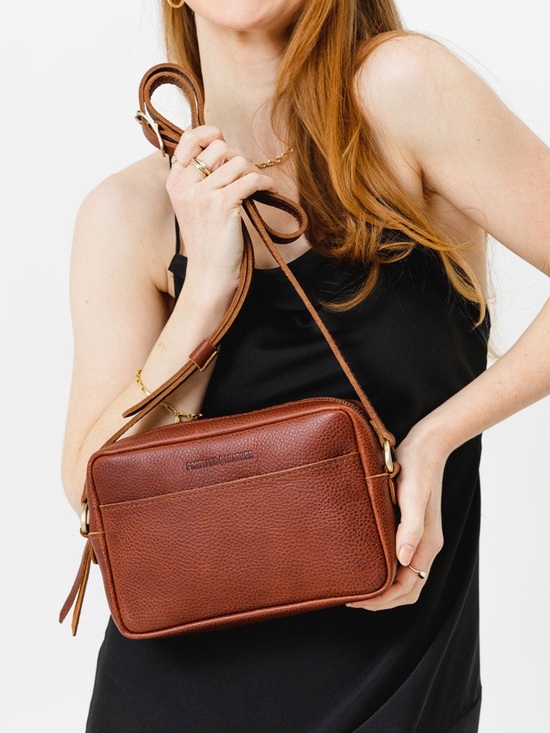 Portland Leather Handbags - ✨ Portland Leather Goods Camera Bag ✨
Large — Nutmeg “Almost Perfect” Line EUC